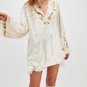 Free People Ember Embroidered Tunic